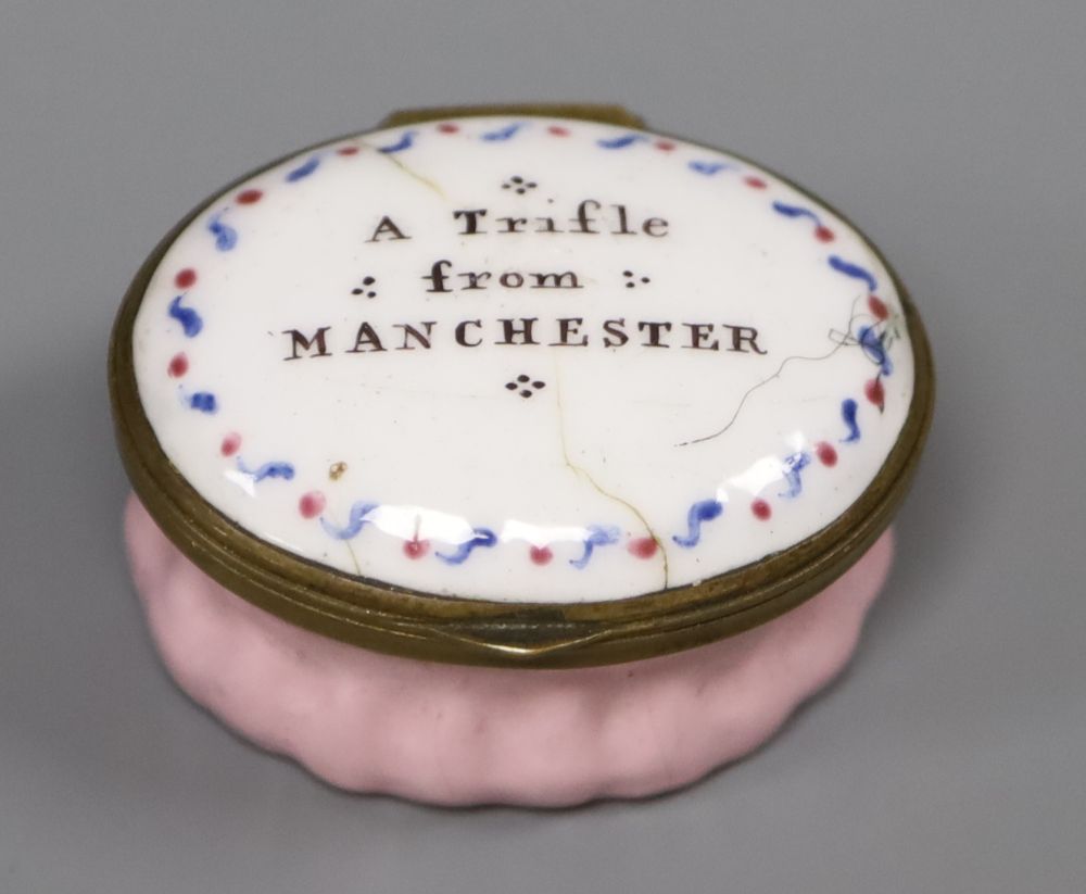 An early 19th century South Staffordshire enamel box